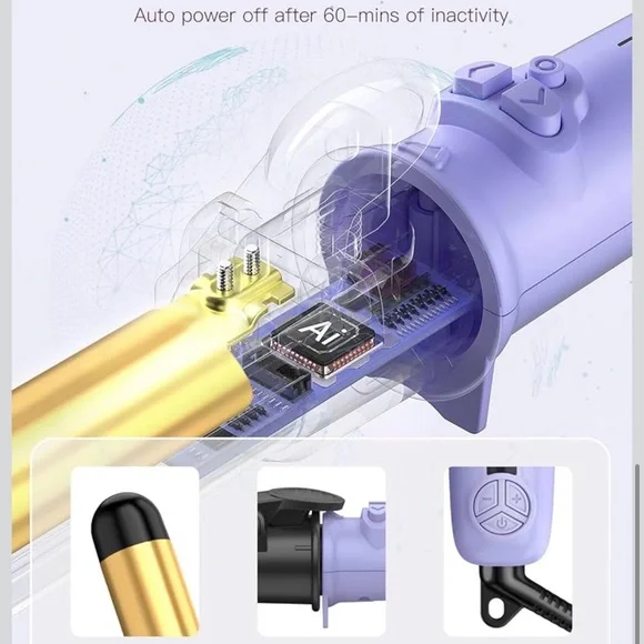 Automatic Rotating Curling Iron - 1 1/4 Inch - Picture 10 of 10